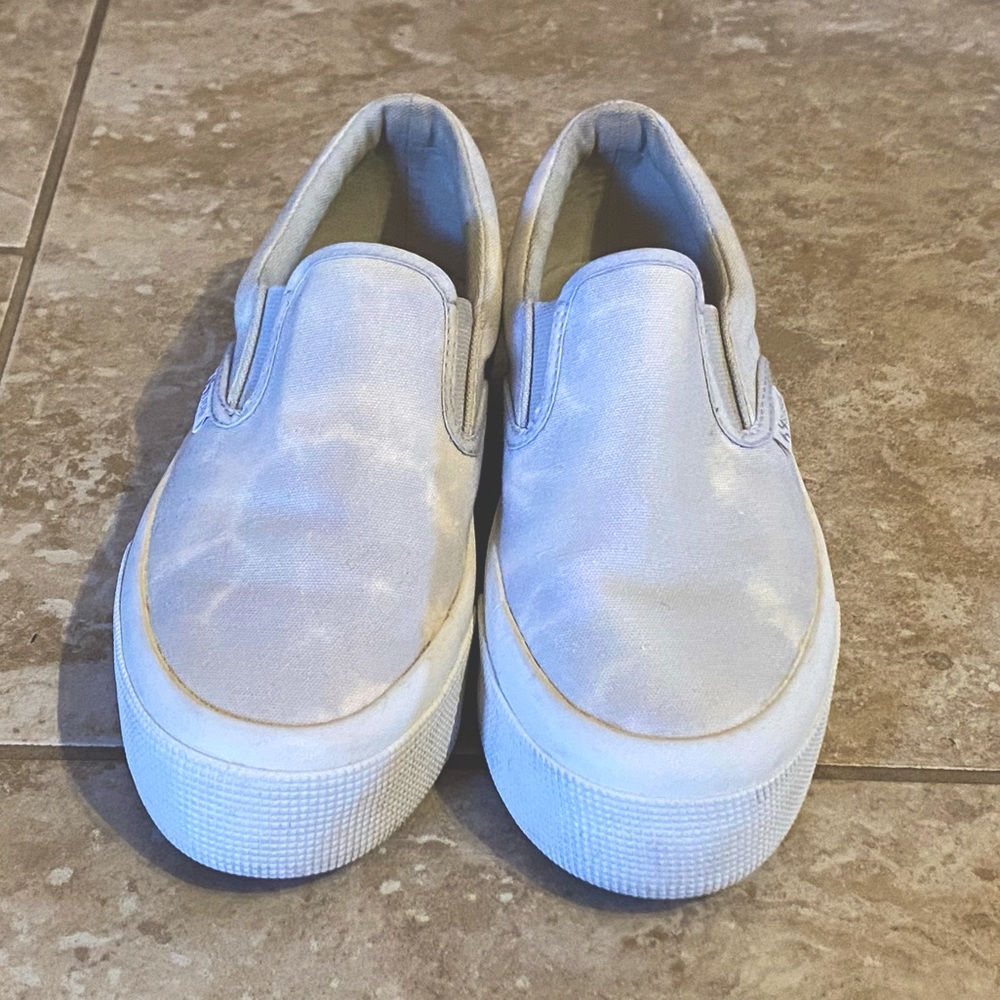 Superga Fancotw 2306 platform slip on / Light blue tie dye SIZE6